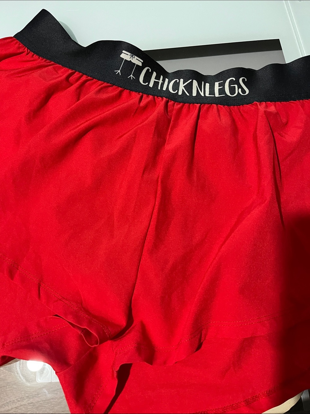 ChicknLegs Women's Red 1.5 Split Short
